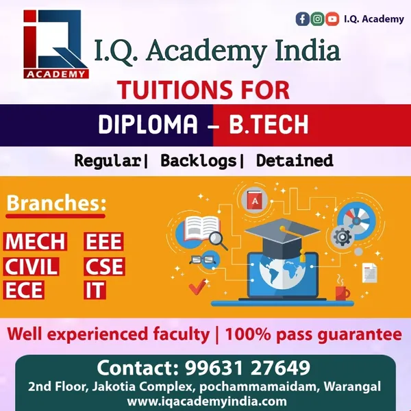 tutions for diploma-B.tech